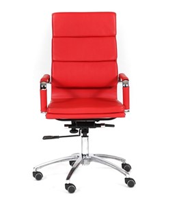 Кресло компьютерное CHAIRMAN 750 экокожа красная в Вологде - предосмотр 1
